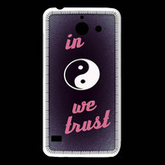 Coque Huawei Y550 In Zen We trust Rouge ZG