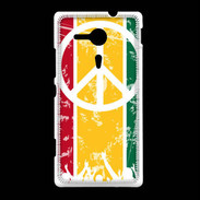 Coque Sony Xpéria SP Rasta Peace and Love 15