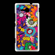 Coque Sony Xpéria SP Fond Hippie 1