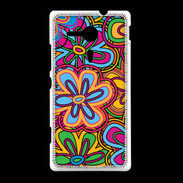 Coque Sony Xpéria SP Fond hippie 2