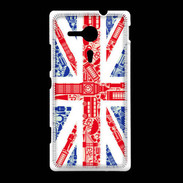 Coque Sony Xpéria SP Angleterre sur Drapeau 1