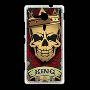 Coque Sony Xpéria SP Roi tête de mort