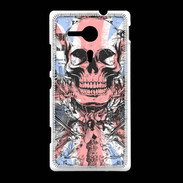 Coque Sony Xpéria SP Tête de mort Angleterre