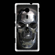 Coque Sony Xpéria SP Tête de mort en métal