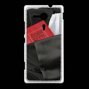 Coque Sony Xpéria SP Robe d'avocat