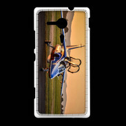 Coque Sony Xpéria SP Alfa Jet au couché de soleil