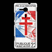 Coque Sony Xpéria SP Timbre Appel à la résistance