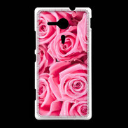 Coque Sony Xpéria SP Tapisserie de roses