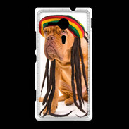 Coque Sony Xpéria SP Chien Rasta