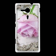 Coque Sony Xpéria SP Rose Vintage