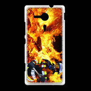 Coque Sony Xpéria SP Pompier soldat du feu