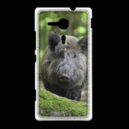 Coque Sony Xpéria SP Sanglier dans les bois