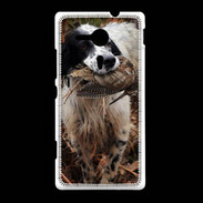 Coque Sony Xpéria SP Setter rapportant une bécasse