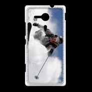 Coque Sony Xpéria SP Skieur en montagne