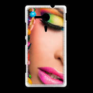 Coque Sony Xpéria SP Joli maquillage 5