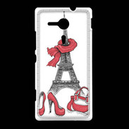 Coque Sony Xpéria SP Glamour Paris
