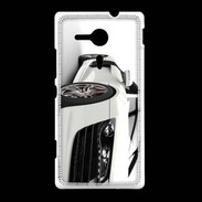 Coque Sony Xpéria SP Belle voiture sportive blanche
