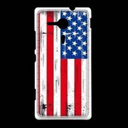 Coque Sony Xpéria SP Drapeau USA grunge et vintage 5