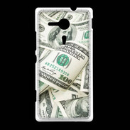 Coque Sony Xpéria SP Fond dollars 10