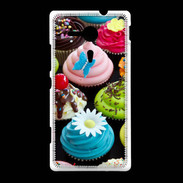 Coque Sony Xpéria SP Cupcakes