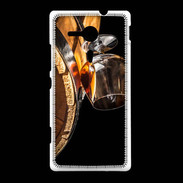 Coque Sony Xpéria SP Verre de Cognac Grand Cru