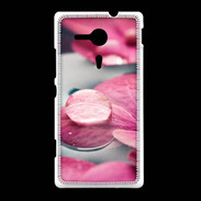 Coque Sony Xpéria SP Fleurs Zen