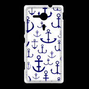 Coque Sony Xpéria SP Dessin d'Ancre de Bateaux