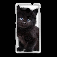 Coque Sony Xpéria SP Petit chaton noir