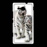 Coque Sony Xpéria SP Tigre blanc