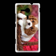 Coque Sony Xpéria SP Chiot Cavalier King Charles 1