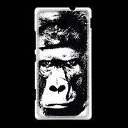 Coque Sony Xpéria SP Regard de gorille en dessin
