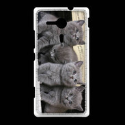 Coque Sony Xpéria SP Chatons musiciens