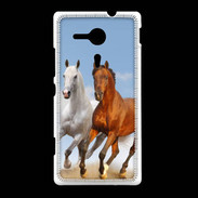 Coque Sony Xpéria SP Duo de chevaux