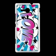 Coque Sony Xpéria SP love Cartoon 510