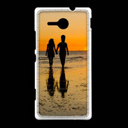 Coque Sony Xpéria SP Balade romantique sur la plage 5