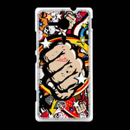 Coque Sony Xpéria SP Graffiti free fight