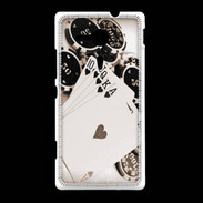 Coque Sony Xpéria SP Vintage Poker