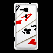 Coque Sony Xpéria SP Poker 4 as