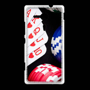 Coque Sony Xpéria SP Quinte poker