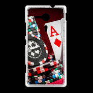 Coque Sony Xpéria SP Paire d'As au poker