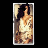 Coque Sony Xpéria SP Brune sexy 85