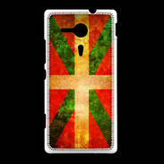 Coque Sony Xpéria SP Drapeau Basque Vintage