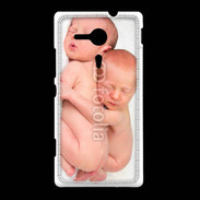 Coque Sony Xpéria SP Duo de bébés qui dorment