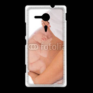 Coque Sony Xpéria SP Femme enceinte avec bébé dans le ventre