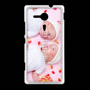 Coque Sony Xpéria SP Jumeaux avec bonbons