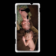 Coque Sony Xpéria SP Jumeaux dormant dans des caisses