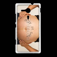Coque Sony Xpéria SP Femme enceinte ventre 