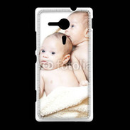 Coque Sony Xpéria SP Jumeaux bébés