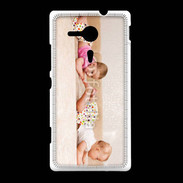 Coque Sony Xpéria SP Bébés sur le ventre