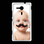 Coque Sony Xpéria SP Bébé avec moustache